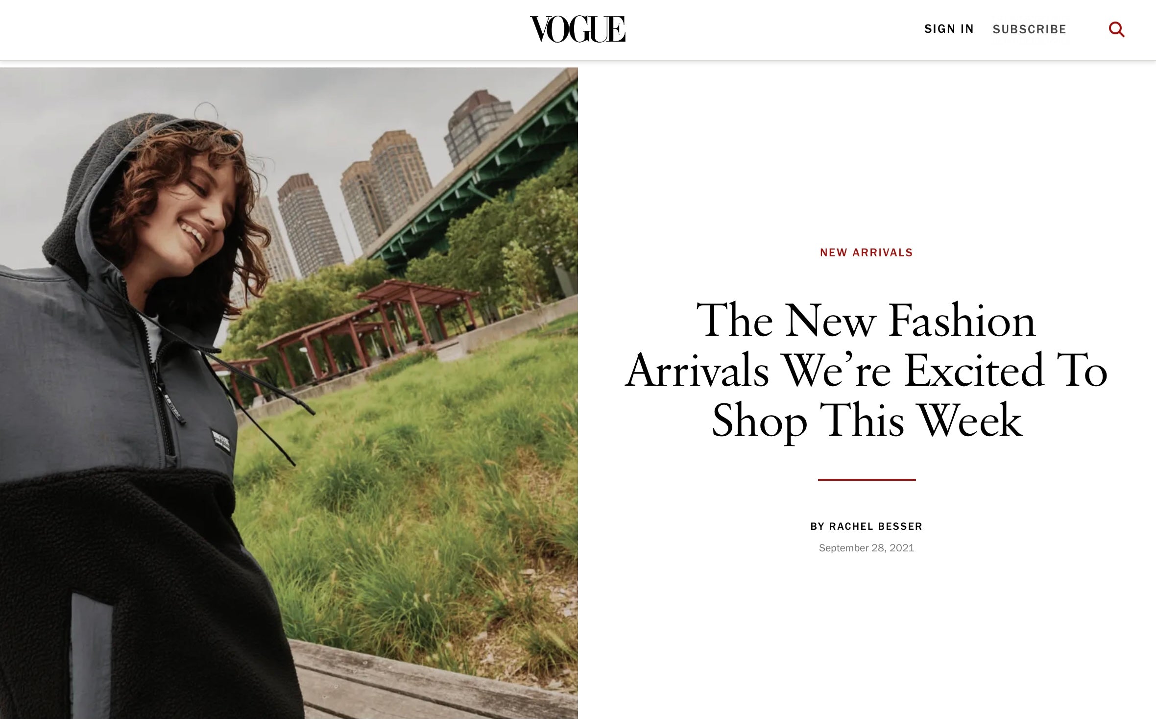 BELLE TAKE: New Fashion Arrivals…on Vogue?!
