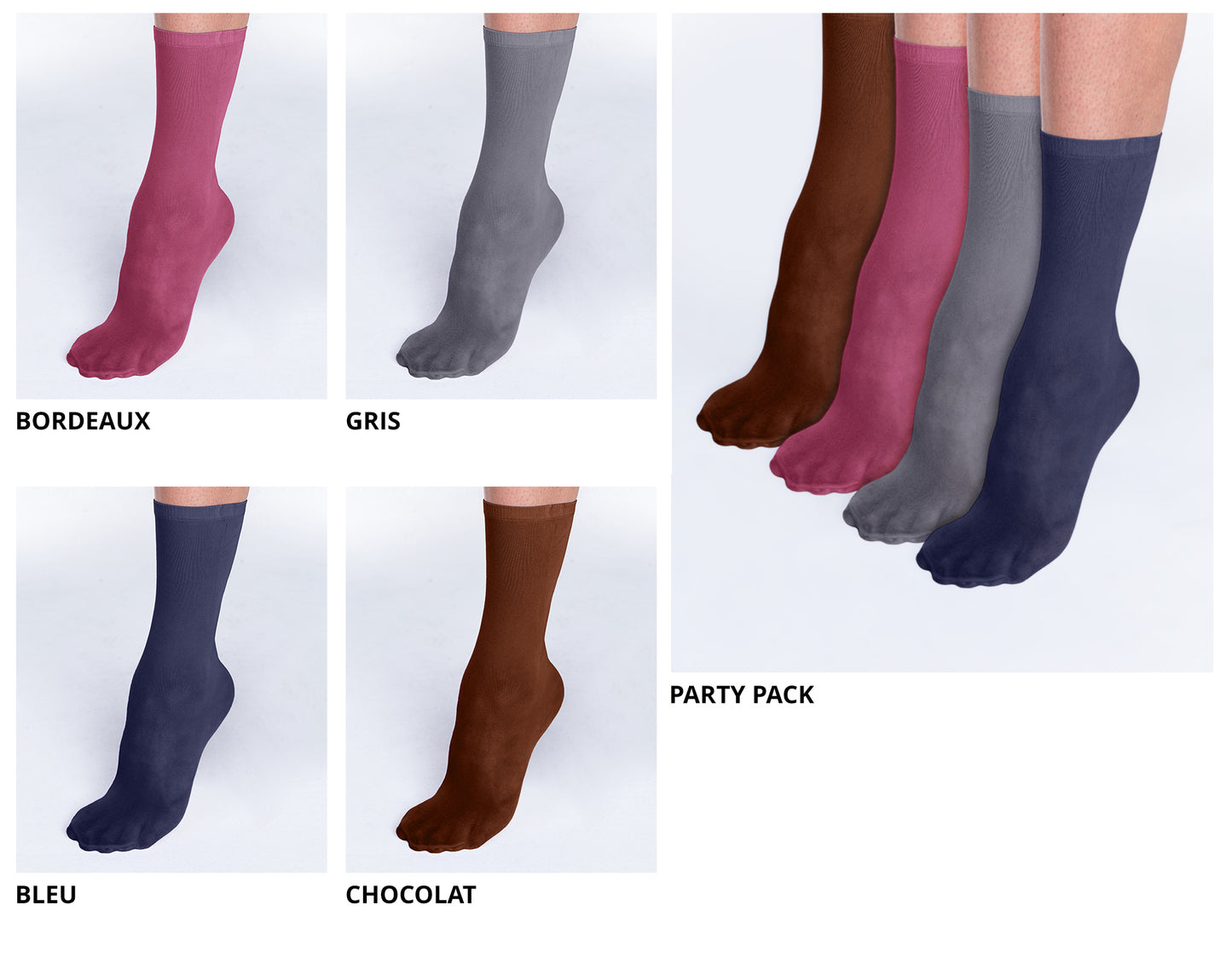 FALL POP SOCKS • 4 PAIRS